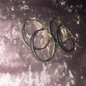 Two pairs of hoops